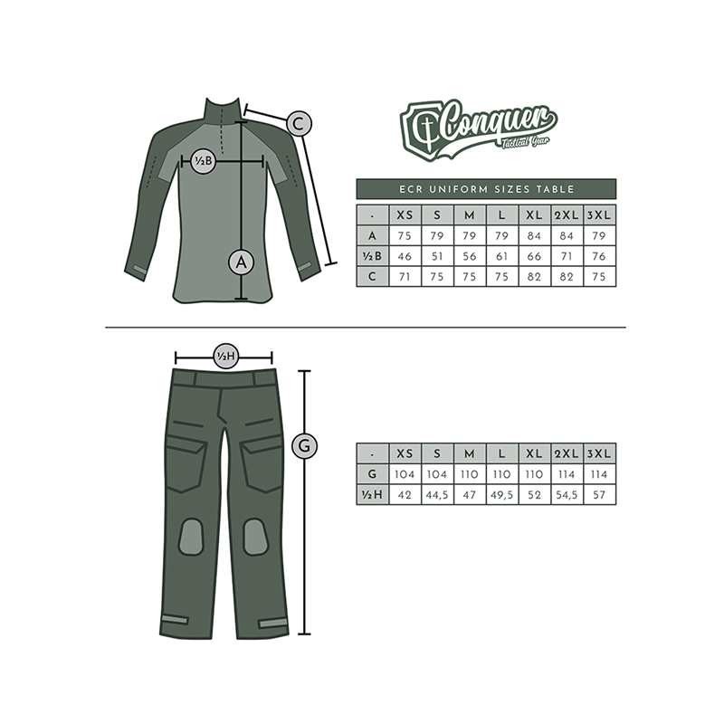 Uniforme Conquer ECR Negro