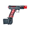 CTM Adaptador HPA Hi-Capa M4 AEG Magazine 90° Angled - Rojo / Negro