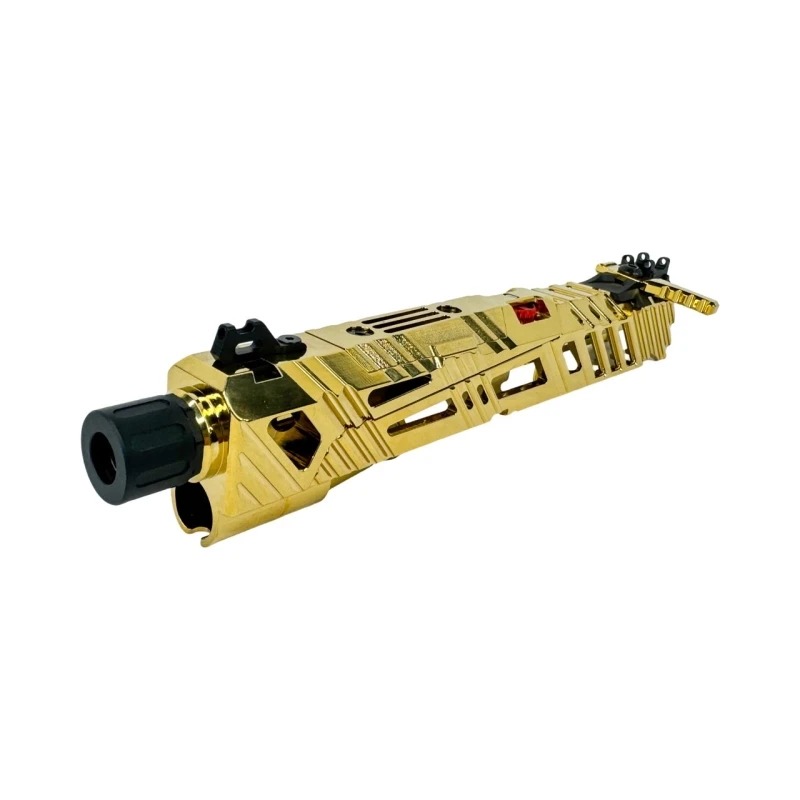 CTM CNC Aluminum Slide SUPERLINE Split Slide  TM Hi-Capa 5.1 - Gold