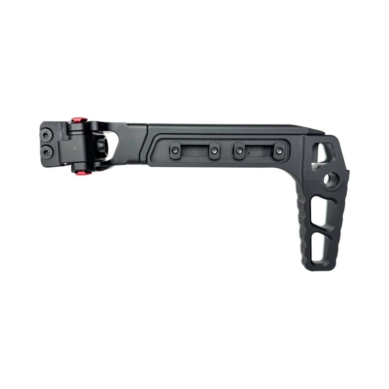 CTM Culata 5" rail CNC TwinFold Adjustable RIS - Negra