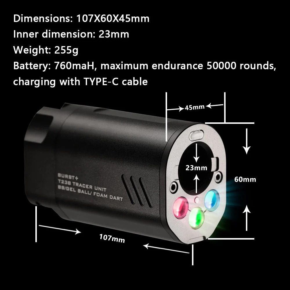 T238 Rainbow burst tracer module