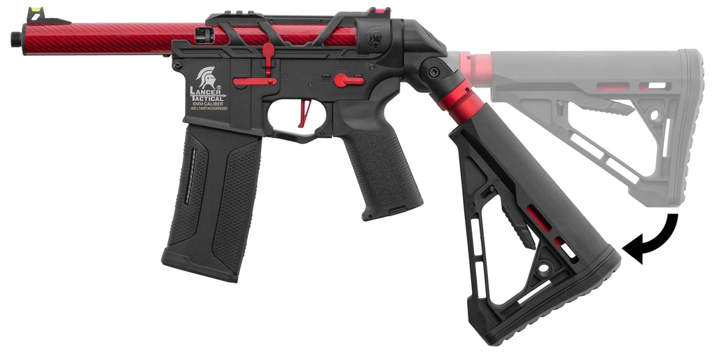 REPLICA AEG LT AIRTAC GEN III - RED (Lancer Táctical)
