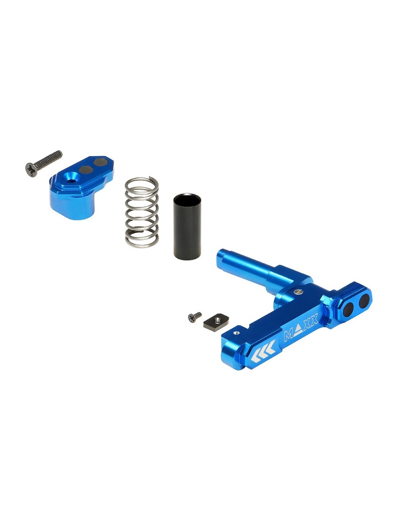 Revista avanzada de aluminio CNC modelo Maxx estilo B (azul)