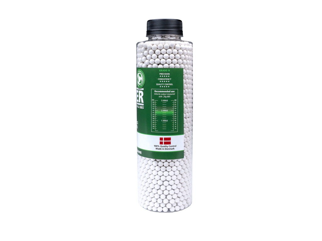 Bolas Alpha Blaster PLA 0.32g 3300 BBs – Precisión y estabilidad avanzada