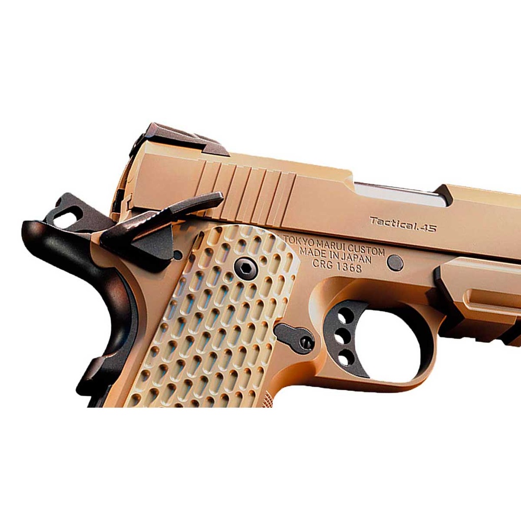 Tokyo Marui Desert Warrior 4.3 Tan – Pistola gas GBB airsoft 1911 táctica