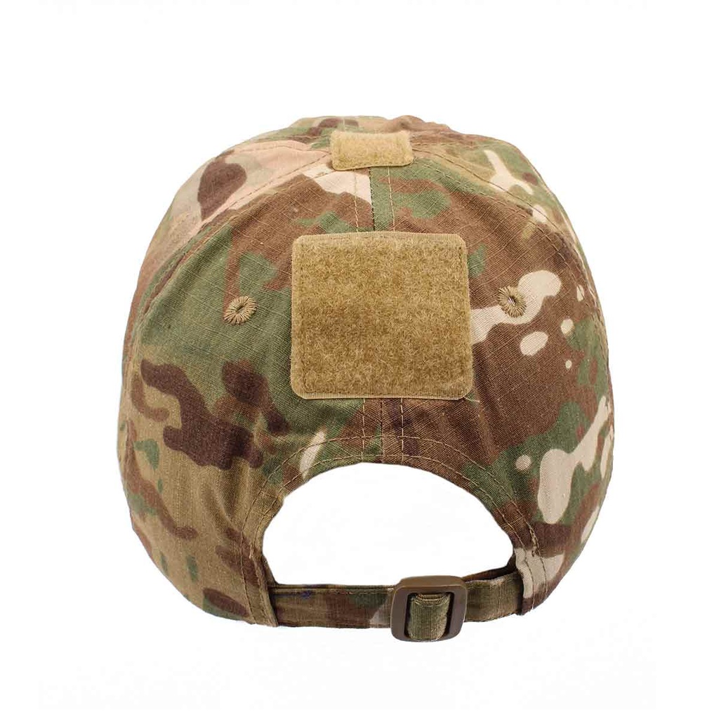 Gorra Immortal Velcro Multicam – Gorra táctica airsoft ajustable con paneles velcro