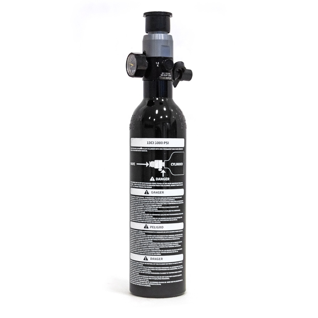 Botella HPA Spirit Field Titan 0,21L 3000 PSI Doble Tórica