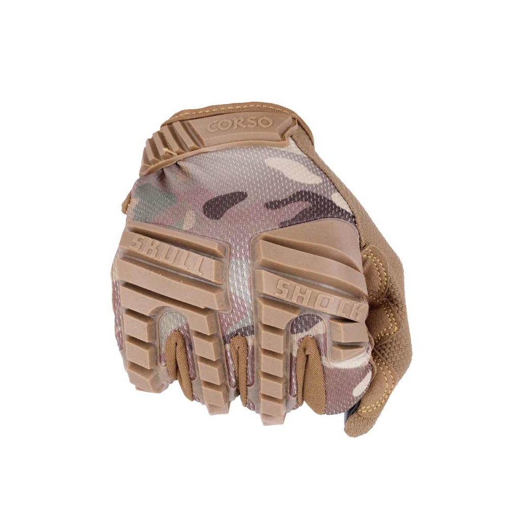 Guante Corso Skull MK3 Multicam | Guantes Tácticos Profesionales para Airsoft