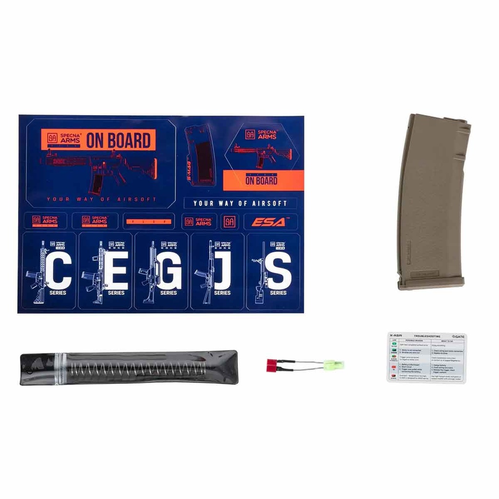 FUSIL SPECNA ARMS SA-F01 FLEX GEN.2 X-ASR NEGRO-TAN