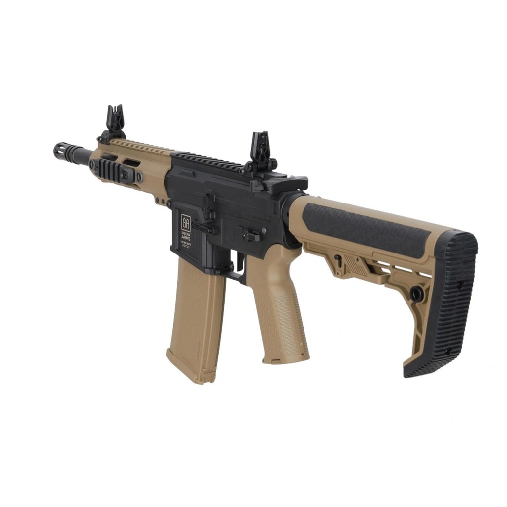 FUSIL SPECNA ARMS SA-F04-RL FLEX GEN.2 HAL ETU BRUSHLESS LIGHT OPS STOCK NEGRO-TAN