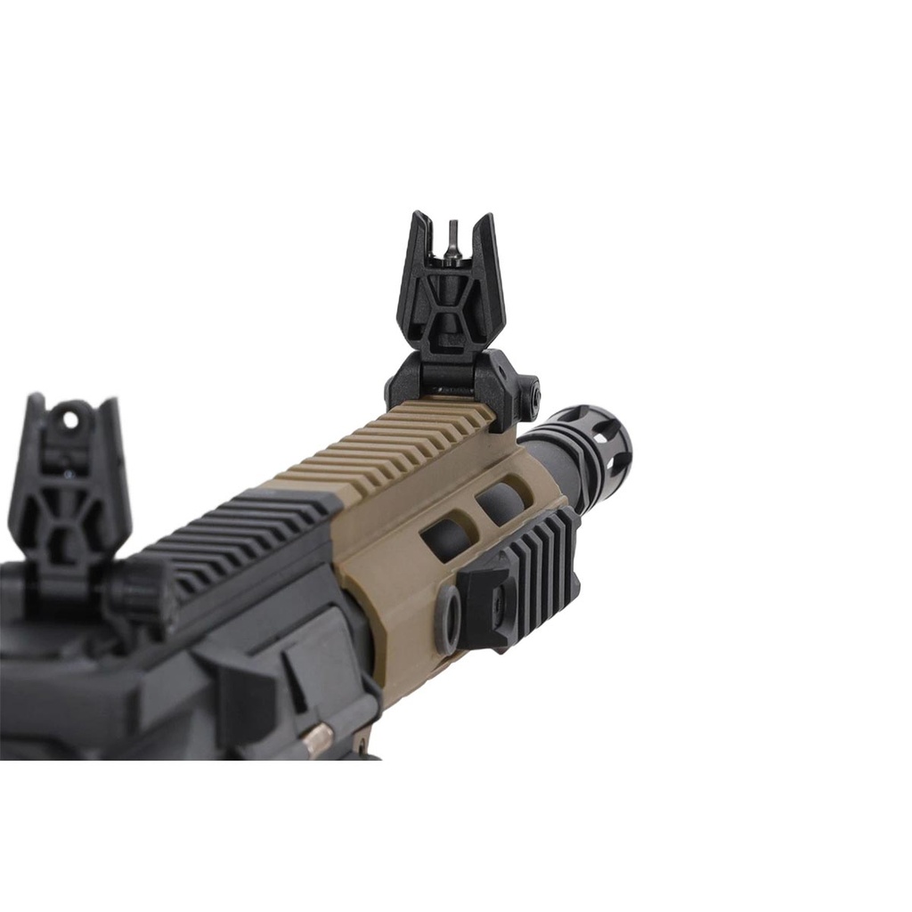 FUSIL SPECNA ARMS SA-F04-RL FLEX GEN.2 HAL ETU BRUSHLESS LIGHT OPS STOCK NEGRO-TAN