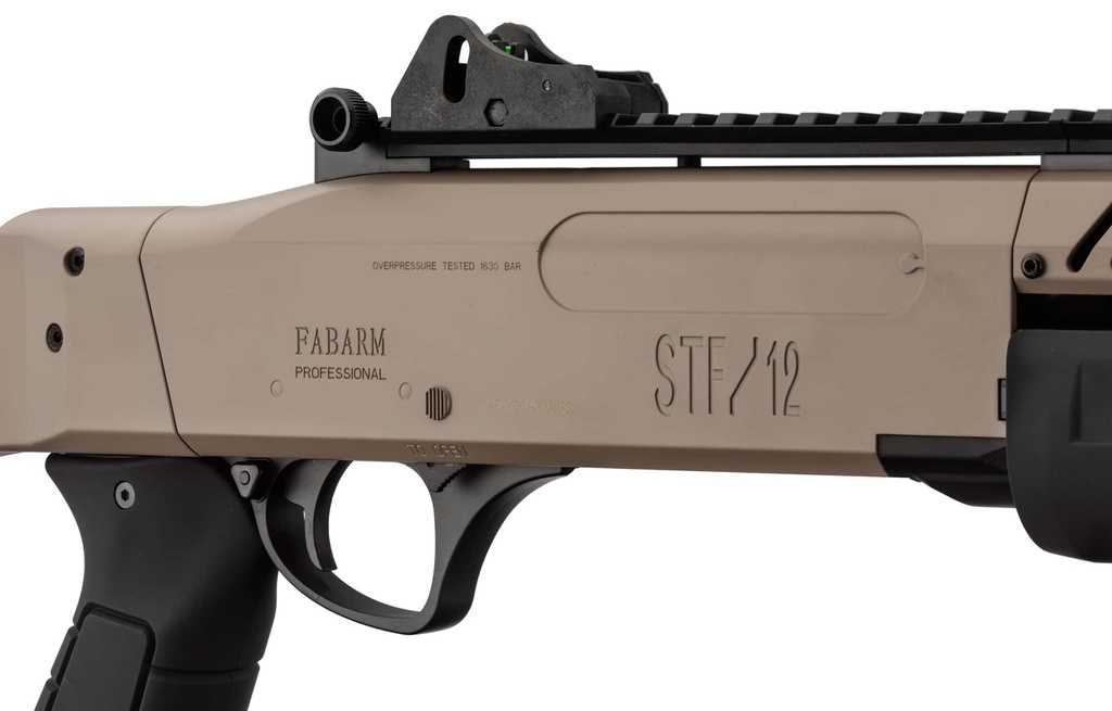 Escopeta de Airsoft FABARM STF/12-18 FDE de Muelle con 3 Disparos Simultáneos 0,8 J | BO Manufacture