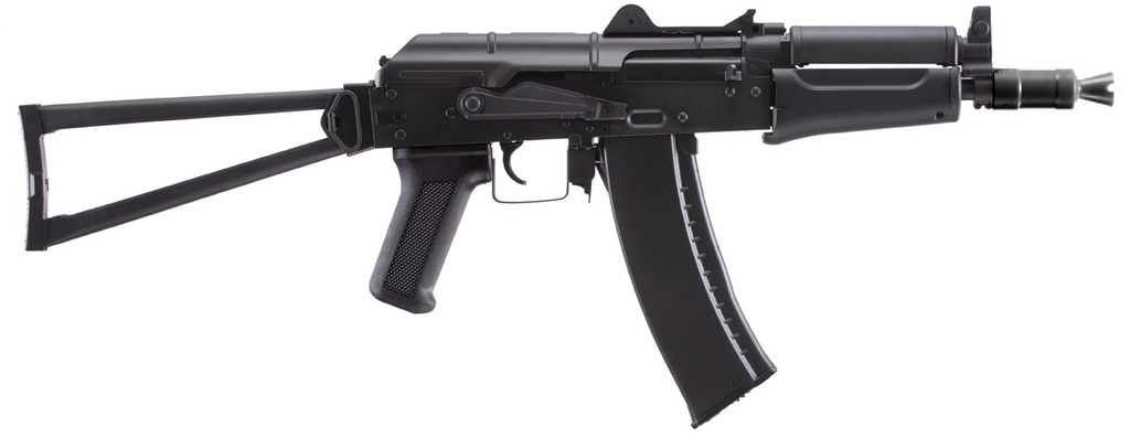 Fusil de Asalto AKS-74U de Airsoft Eléctrico AEG Negro 1,0 J | Double Bell