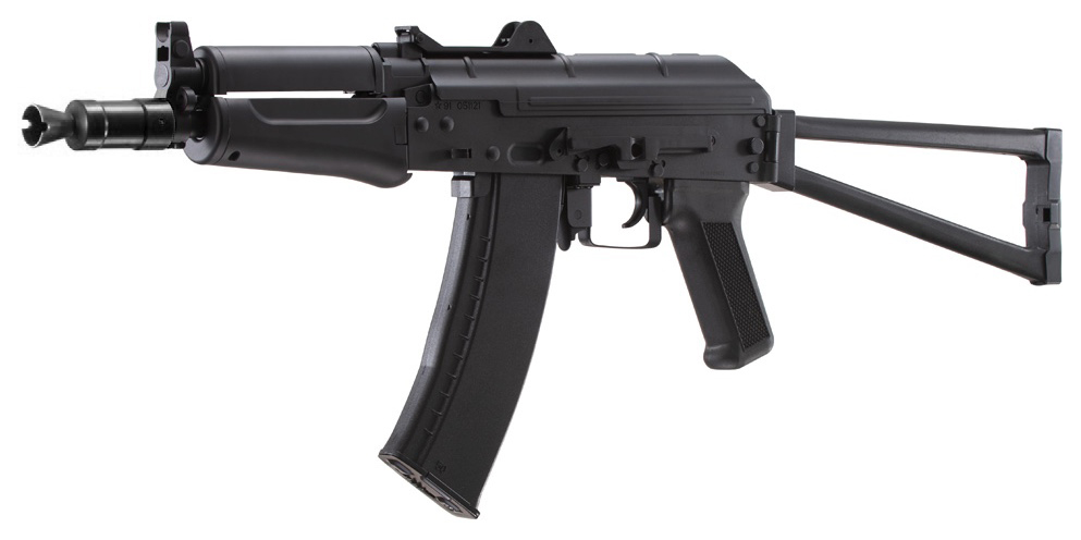 Fusil de Asalto AKS-74U de Airsoft Eléctrico AEG Negro 1,0 J | Double Bell