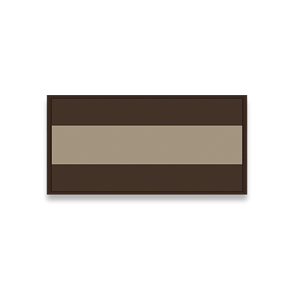 Parche España 6x3cm con velcro - Marron
