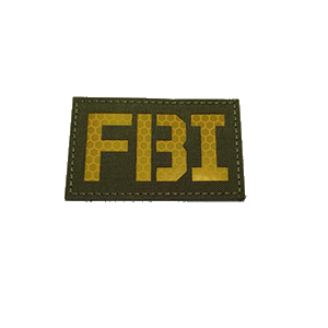 Parche FBI - Verde/Amarillo