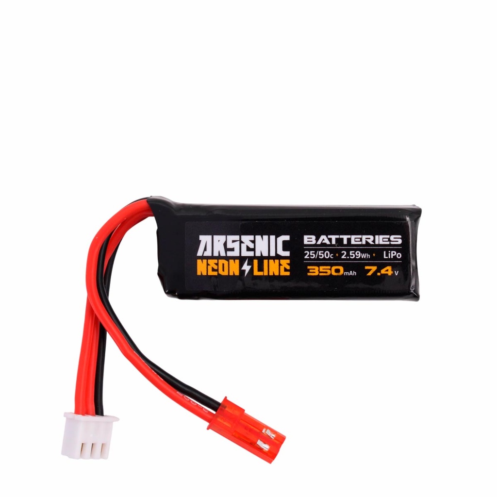 Batería Arsenic Pro LiPo 7.4V 350mAh 25C/50C HPA – Batería compacta FCU airsoft