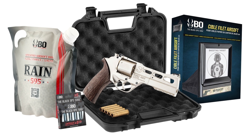 Revólver CO₂ Chiappa RHINO 50DS 0,95J