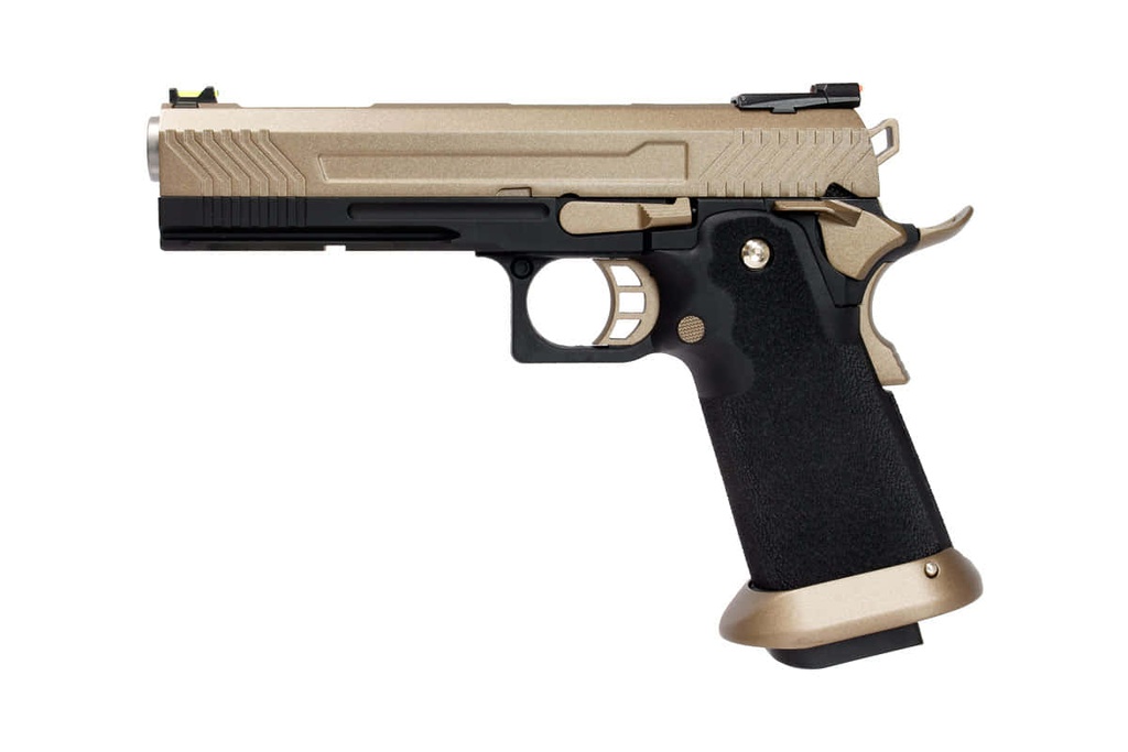 Pistola GBB AW Custom HX1103 Full Tan – Gas y CO₂