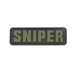[09939] Parche Sniper 8x2.5cm con velcro - Verde OD