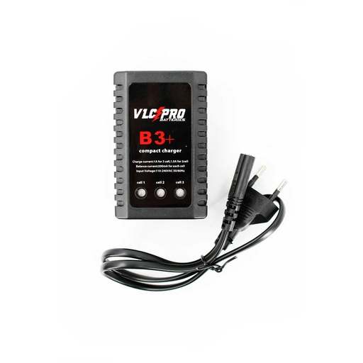 [VLC-2010] CARGADOR BATERIA VLC BALENCEADOR PRO B3 PLUSLIPO/LI-ION 7.4V/11.1V 20W NEGRO
