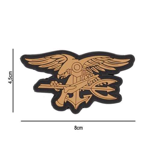 [IW-08355-CO] PARCHE IMMORTAL PVC 3D NAVY SEAL COYOTE