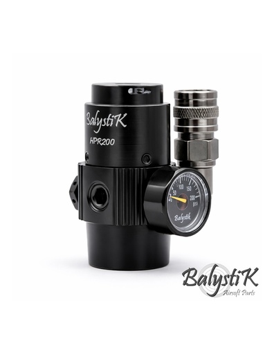 [BA-HPR200BK-US] Balystik HPR200 HPA regulator US -Black Ops