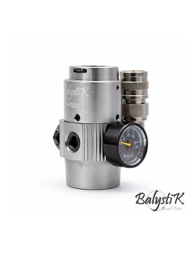 [BA-HPR200GR-US] Balystik HPR200 HPA regulator US - Titanium Silver