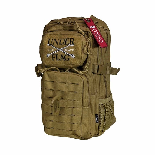 [CRS-701014-CO] Mochila Corso Rogue MOLLE 14L COYOTE – Mochila táctica compacta con sistema Laser Cut