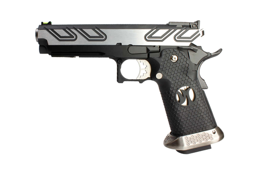 [PG42301] Pistola GBB AW Custom hx2301 IPSC Full Plata – Gas y CO₂